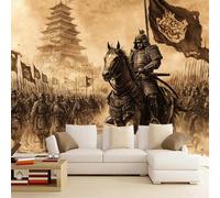 Papier Peint Pelable Et Autocollant Cheval De Guerre Fresque Murale 3D Autocollante Cavalerie Mural Pour Adultes Enfants Chambre Photo Art Décor Peintures 300 x 210 cm
