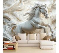 Papier Peint Pelable Et Autocollant Cheval Fresque Murale 3D Autocollante Cheval De Guerre Mural Pour Adultes Enfants Chambre Photo Art Décor Peintures 200 x 140 cm