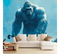 Papier Peint Pelable Et Autocollant Chimpanzés Fresque Murale 3D Autocollante Géant Mural Pour Adultes Enfants Chambre Photo Art Décor Peintures 200 x 140 cm
