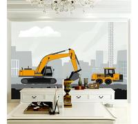 Papier Peint Pelle Panoramique 3D Papier Peint Dessin Animé Murale Salon Chambre à Coucher Maison Décoration Intérieure (400 x 280 cm (W x H))