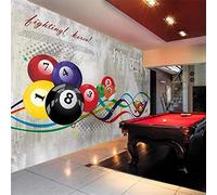 Papier peint personnalisé 3D Mural stéréo swing ère salle de billard salle de billard ciment fond mur Gym Papier Peint 3D Salle de séjour Chambre à coucher Salle de séjour Mural enfant-300cm×210cm
