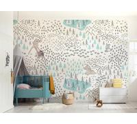 Papier Peint Photo Disney Bambi Pour Chambre Bébé Mural 157x110 Pouces Forêt