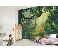 Féminin Chambre Disney Caractères Papier Peint Photo Mural Princesse Vert Jardin