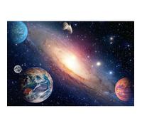Papier Peint Photo INTISSÉ-(184408)-SYSTÈME SOLAIRE MILKY WAY-350x260cm-7 lés-Mural Poster Géant XXL-Planètes Soleil Espace Comète