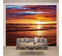 Papier Peint Photo mer Grande Fresque Murale 3D Peinture Murale, Étude De Fond De Salon Décoration D'Intérieur 300cm×210cm(LxH)