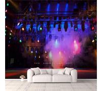 Papier Peint Photo Mural 3D Éclairage De Scène De Théâtre 140(W)X70(H)Cm Peel And Stick Amovible Mur Affiche Tv Fond Décoratif Sticker Mural Art Mural Pour Enfants Chambre Salon Chambre Restau-9502489