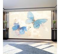 Papier Peint Photo Panoramique Intissé Papillon aquarelle 300 x 210 cmStyle De Peinture À L'Huile Fresque Murale Salon Chambre Enfants Restaurant