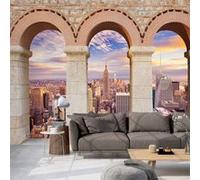 Papier peint Pillars of the City-Taille L 400 x H 280 cm Imprimé