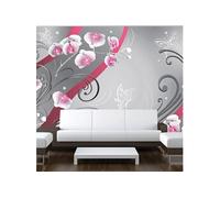 Papier peint Pink orchids variation-Taille L 350 x H 245 cm Imprimé