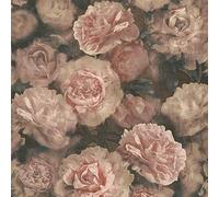 Papier Peint Pivoine - Groses Fleurs 37402-2 - Rose Pâle - Anglais Chambre - Floral