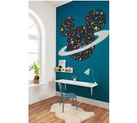 Papier Peint - Planet Mickey 200x280cm - Intissé, Multicolors
