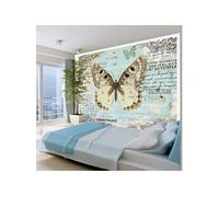 Papier peint Postcard with butterfly-Taille L 200 x H 140 cm