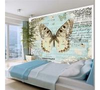 Papier peint Postcard with butterfly-Taille L 350 x H 245 cm