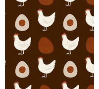 Papier peint Poulet De Dessin Animé épais mat à décoller et à colle 44x300 cm Rétro Meubles Autocollants Amovible Comptoir Contact Papier Stickers Muraux pour Bains Salon Chambre