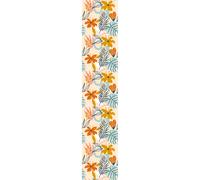Papier peint préencollé fleurs et feuilles tropicales H300 x L60 cm