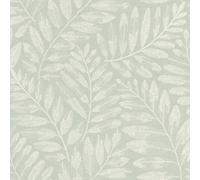 Papier Peint Rasch Vlies Texture Feuilles Botaniques Motif - Choisir Couleur