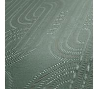 Papier Peint Rétro Avec Motif Graphique - Bleu, Vert, Marron