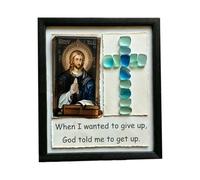 Papier peint rétro classique en verre de mer | Les œuvres d'art en verre de mer vous emmènent à apprécier les différents styles océaniques VyL477 (C, 21 x 16 cm)