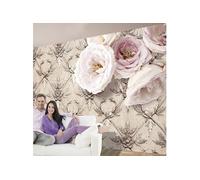 Papier Peint "Romantic Beige" 245 x 350 cm