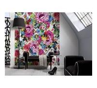 Papier Peint - Romantic Pop 184x254cm - Papier, Multicolors G