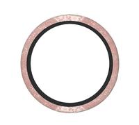 Papier peint rose doré imprimé fonctionnel protecteur de volant de voiture antidérapant pratique pour voitures camions accessoire