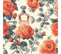 Papier peint Roses Anciennes épais mat à décoller et à colle 44x1000 cm Littérature Et Art Meubles Autocollants Amovible Comptoir Contact Papier Stickers Muraux pour Bains Salon Chambre