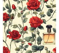 Papier peint Roses Anciennes épais mat à décoller et à colle 44x500 cm Littérature Et Art Meubles Autocollants Amovible Comptoir Contact Papier Stickers Muraux pour Bains Salon Chambre