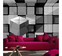 Papier peint Rubik's cube in gray-Taille L 250 x H 175 cm