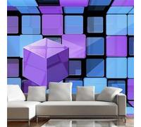 Papier peint Rubik's cube: variation-Taille L 100 x H 70 cm