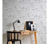 AS Creation – Papier peint intissé 9078-37 – Pierre blanc, gris 3D – 10,05 m x 0,53 m