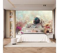 papier peint salon 300x210cm Voyageur Interstellaire Extraterrestre papier peint chambre enfant Ensemble mural artistique en toile d’huile, sans jointure, pour un style minimaliste EB24-3453