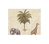 Papier peint SCOPE KINSHASA OCRE Lot de 12