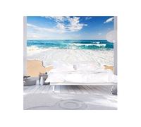 Papier peint Sea Waves-Taille L 400 x H 280 cm Imprimé