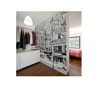 Papier peint Sketch of parisian fountain 2-Taille L 400 x H 309 cm