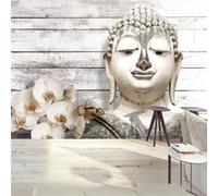 Papier peint Smiling Buddha-Taille L 200 x H 140 cm Imprimé