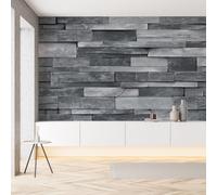 Papier Peint Soie Marbre Mur de Briques 3D Papier Autocollant 100x100 cm Mur de Pierre Réaliste Moderne Film Adhesif pour Meuble Wallpaper Panoramique 3D Mural pour Cuisine Salle de Bains