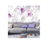 Papier peint Sounds of subtlety silver-Taille L 350 x H 245 cm Imprimé
