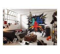 Papier Peint - Spider-Man Color Explosion 300x280cm - Intissé, Multicolors G