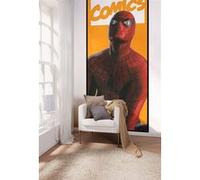 Papier Peint - Spider-Man Comic 100x250cm - Intissé, Orange G