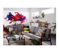 Papier Peint - Spider-Man Graffiti Art 300x150cm - Intissé, Multicolors G