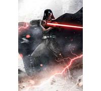Papier Peint Star Wars 78x110in Mural Énorme Vader Forces Obscures Décor Noir