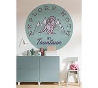 Papier Peint - Star Wars Explore Hoth 125x125cm - Rond - Intissé - Adhésif, Multicolors G