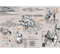 Papier Peint Star Wars Pour Enfants Grande Murale Pour Chambre Garçon Et Fille