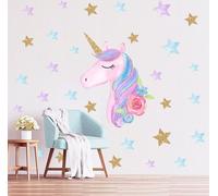 Papier peint / sticker mural licorne KP16683