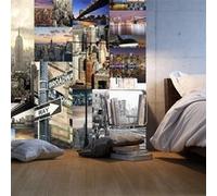 Papier peint Streets of New York-Taille L 50 x H 100 cm Imprimé