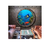 Papier peint Submarine Window-Taille L 350 x H 245 cm Imprimé