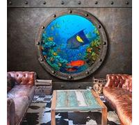 Papier peint Submarine Window-Taille L 400 x H 280 cm Imprimé G