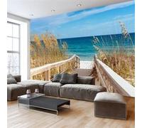 Papier peint Summer at the Seaside-Taille L 200 x H 140 cm Imprimé