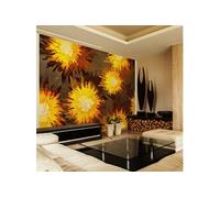 Papier peint Sunflower dance-Taille L 300 x H 210 cm Imprimé