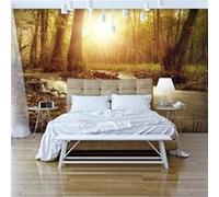 Papier peint Sunny Current-Taille L 100 x H 70 cm Imprimé